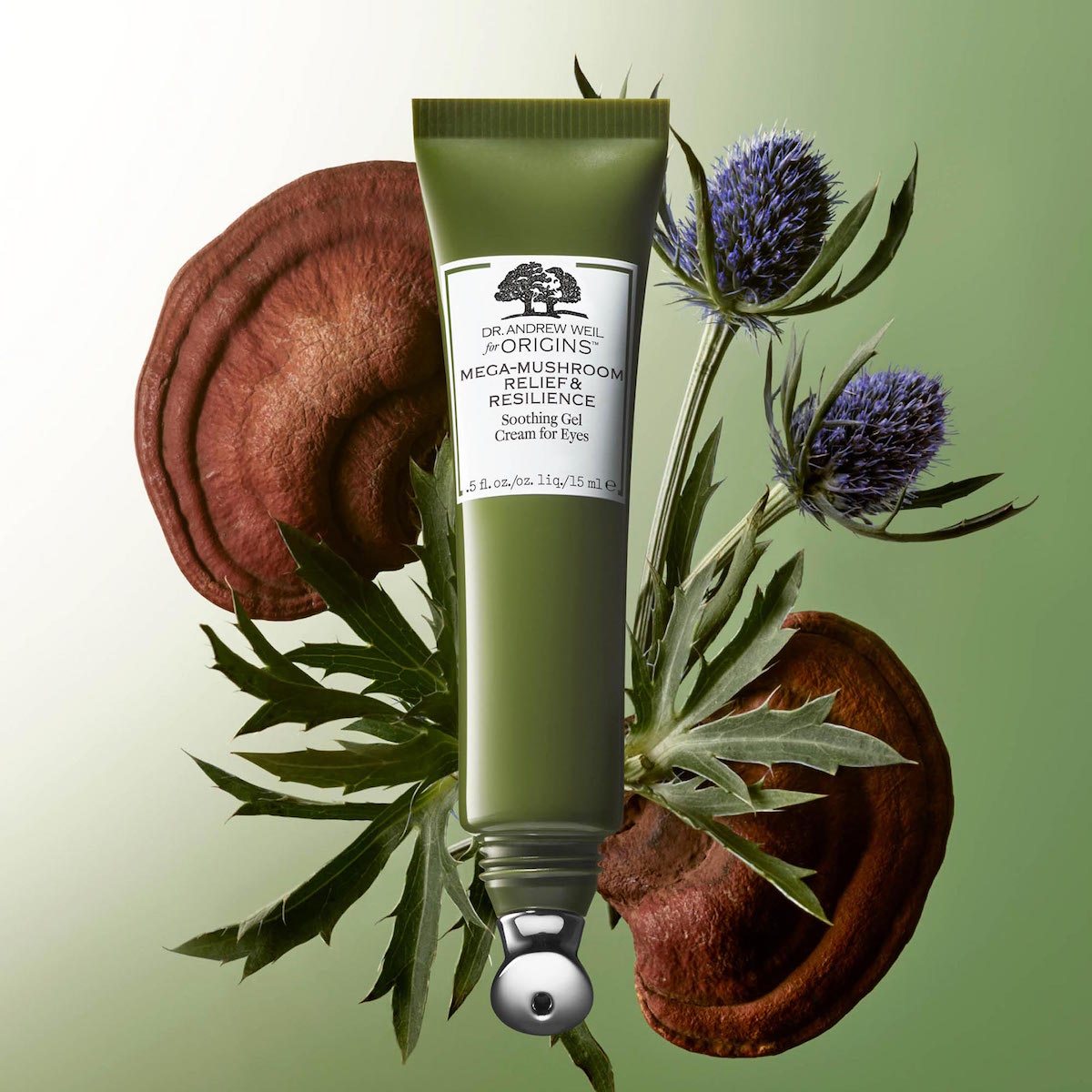 ORIGINS - DR. WEIL MEGA-MUSHROOM&trade; RELIEF & RESILIENCE SOOTHING GEL CREAM FOR EYES